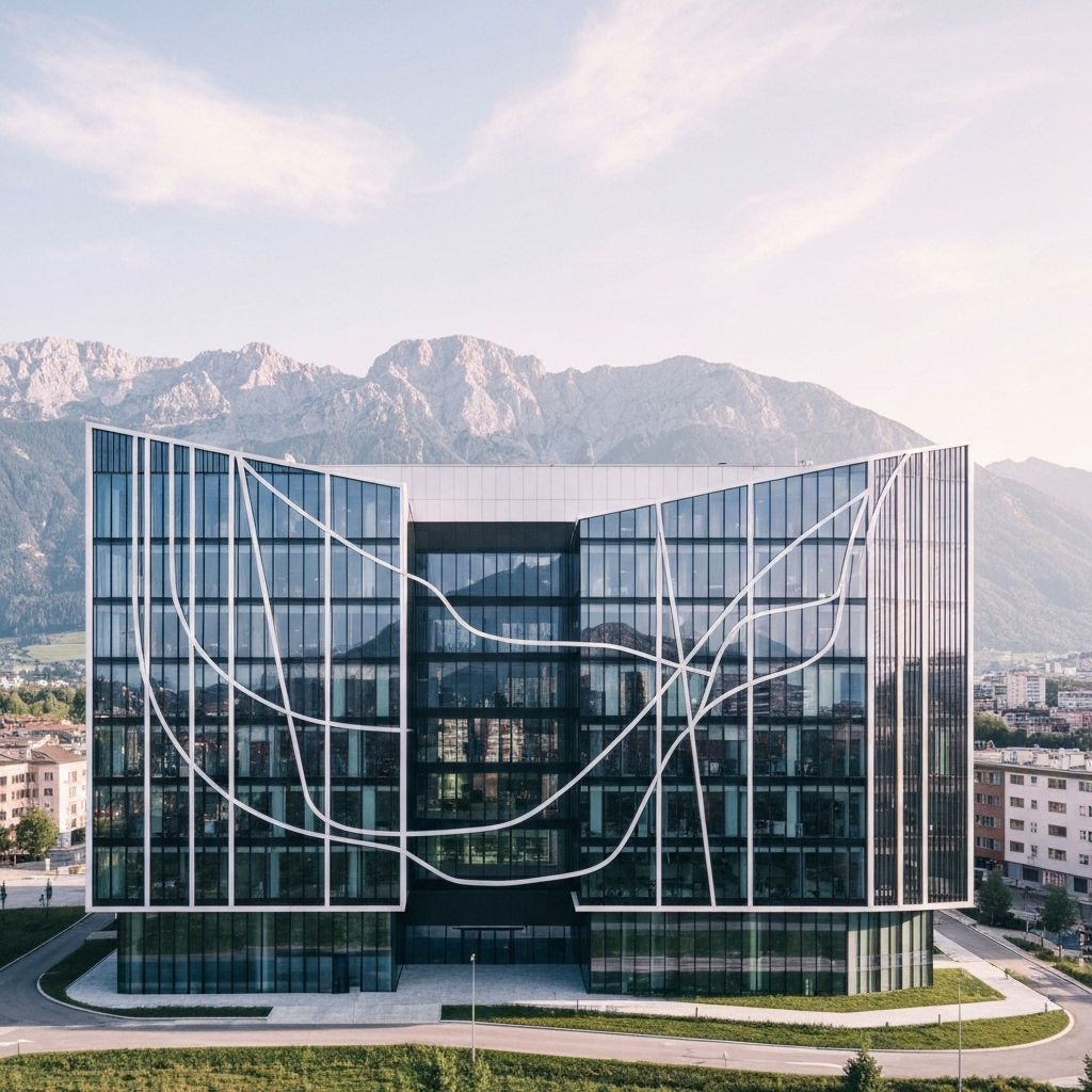 Modern office architecture representing our mission and values